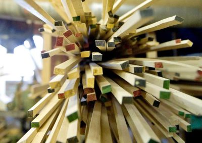 The timber is selected